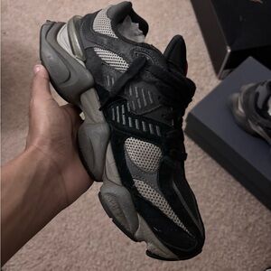 Stylish Black and Gray Sneakers